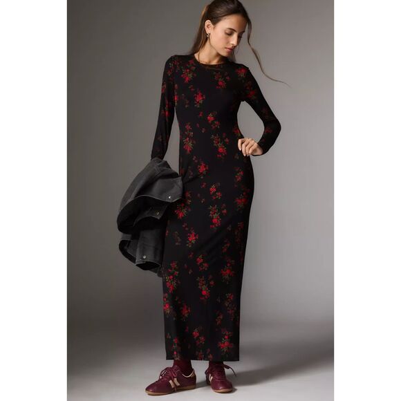 Reformation Dresses & Skirts - New Reformation Tommie Knit Floral Maxi Dress Size Medium (6-8)